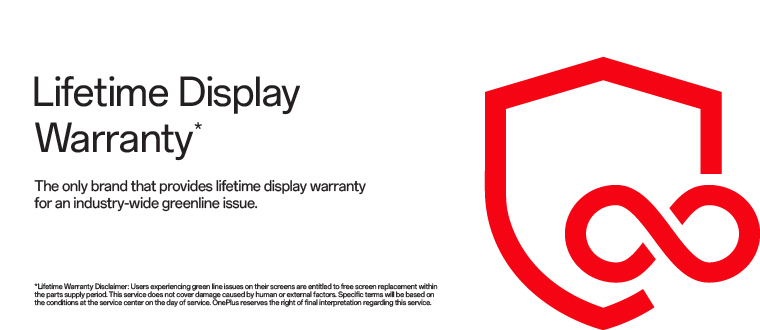 Life Time Display Warranty