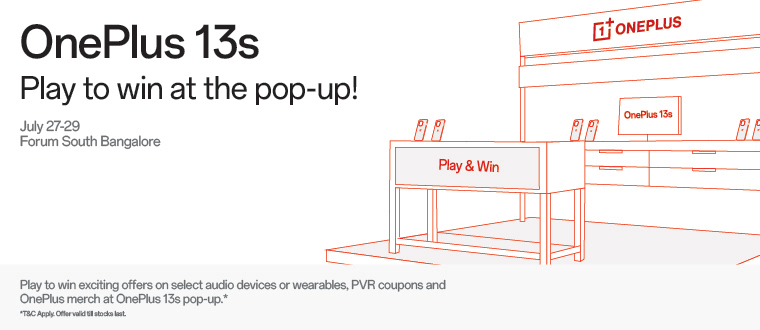 Oneplus 13s | Play To Win At The Pop-up!