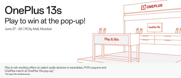 Oneplus 13s | Play To Win At The Pop-up!