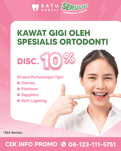 Promo Kawat Gigi Spesialis Ortodonti S/d 10%